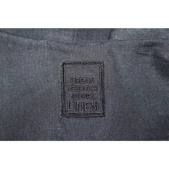 URBAN RESEARCH DOORS Sz 1 One Size Navy Linen Tank Maxi Dress - Picture 2 of 7